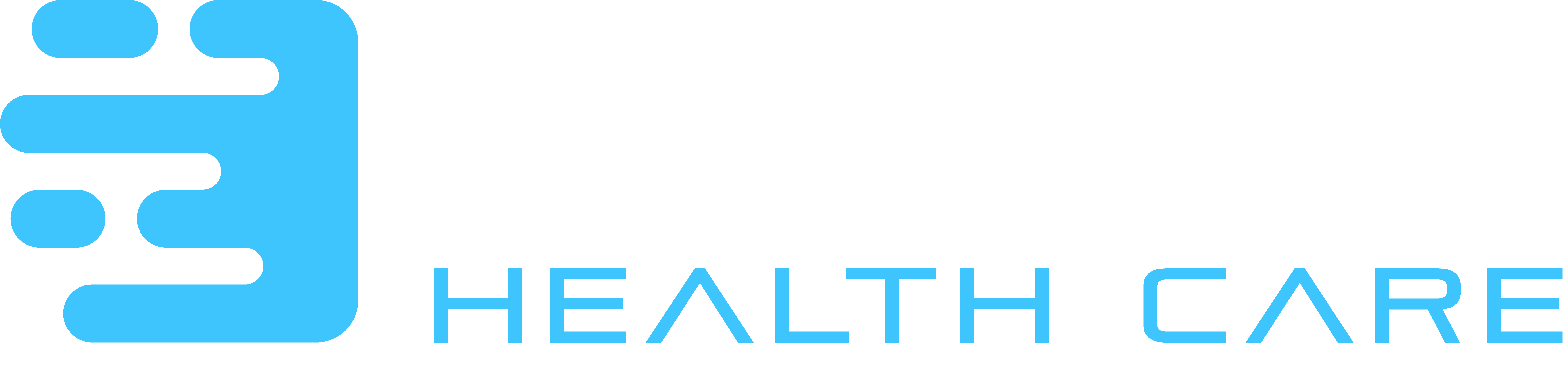 SIMUL Health Care White Colour Logo